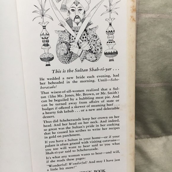 Vintage 1960 Scheherazade Cookbook "Any man can be seduced thru food" - Picture 14 of 15